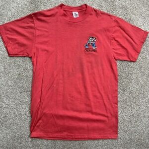 Sherry's Best Disney T-Shirt Mens Large Red Mickey California Hip Hop Vintage